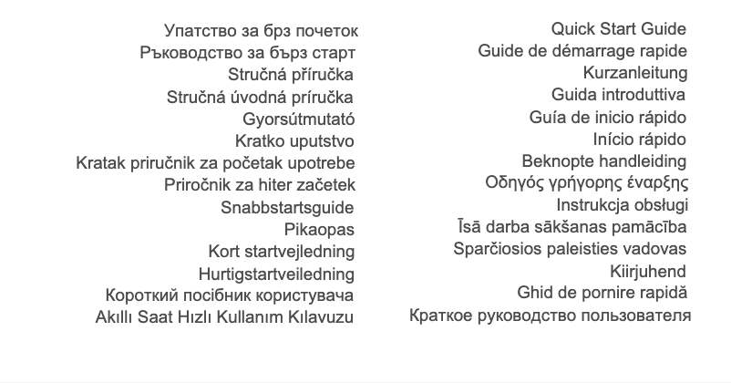 Page 1 de la notice Manuel utilisateur Huawei Watch 3 Active