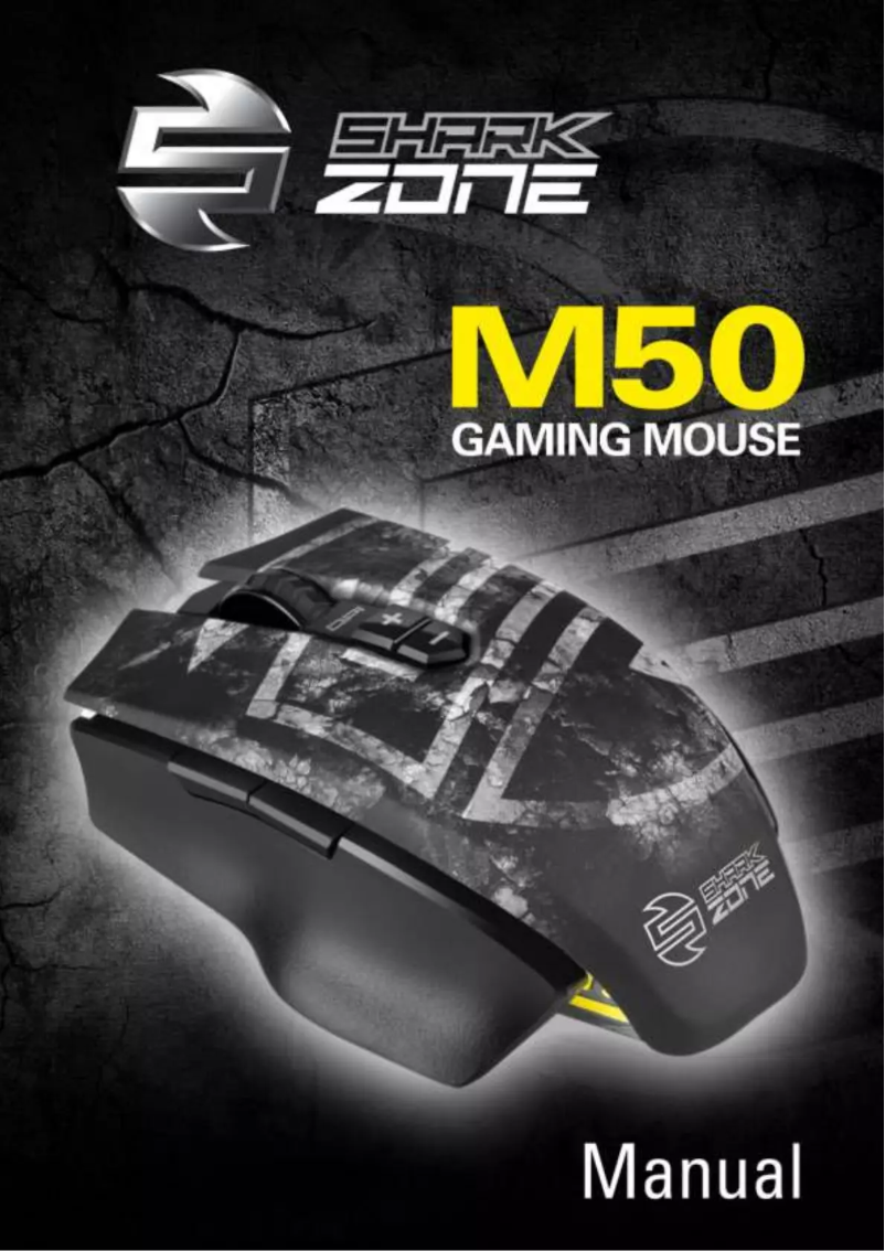 Page 1 de la notice Manuel utilisateur Sharkoon Shark Zone M50