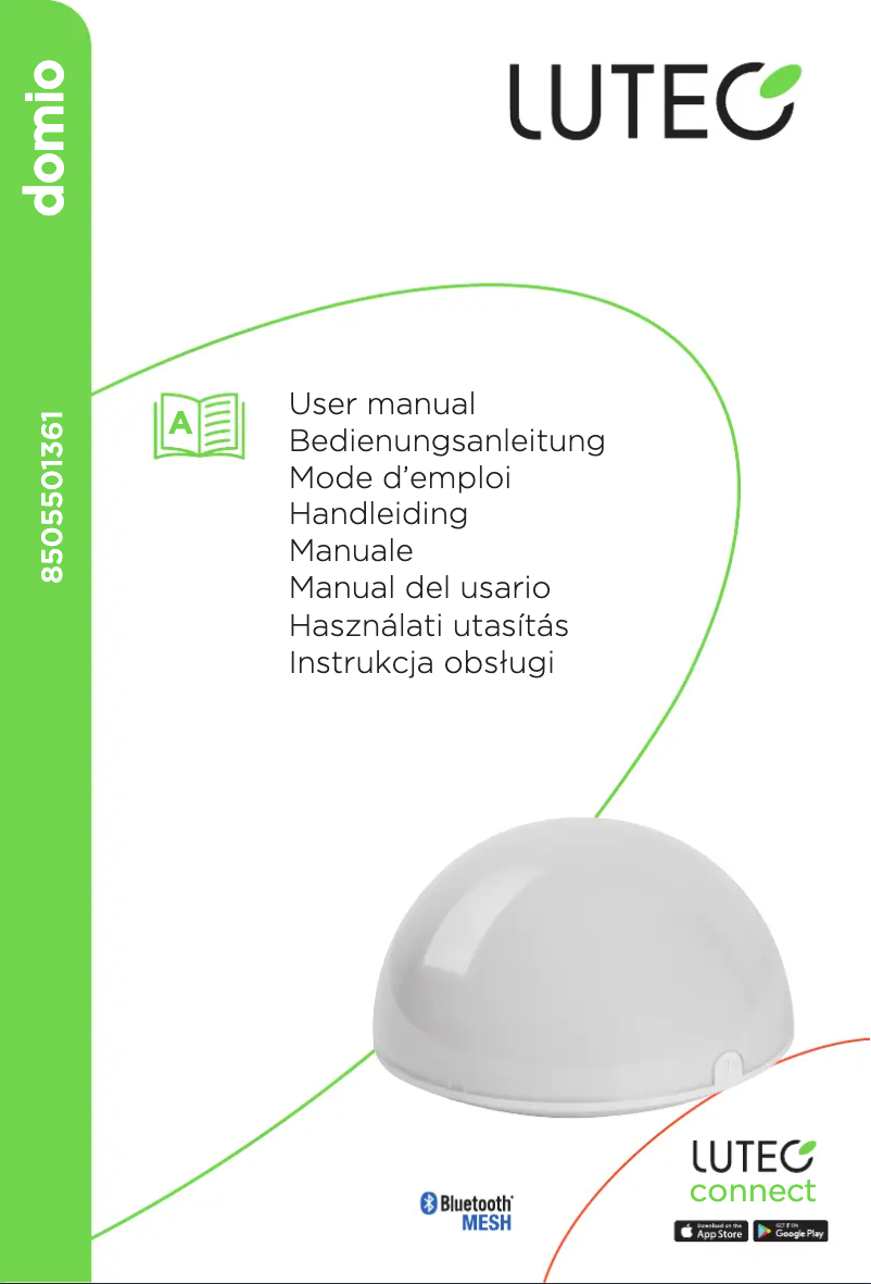 Page n°1 - Manuel utilisateur Lutec Domio