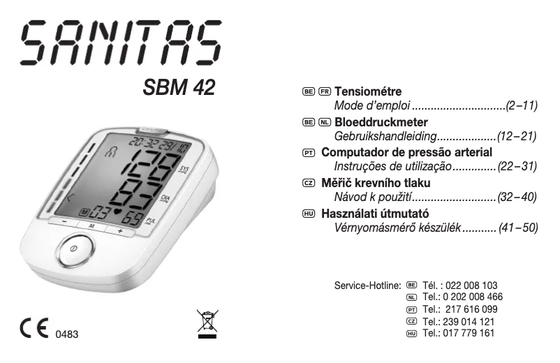 Page 1 de la notice Manuel utilisateur Electrolux EKD60760x