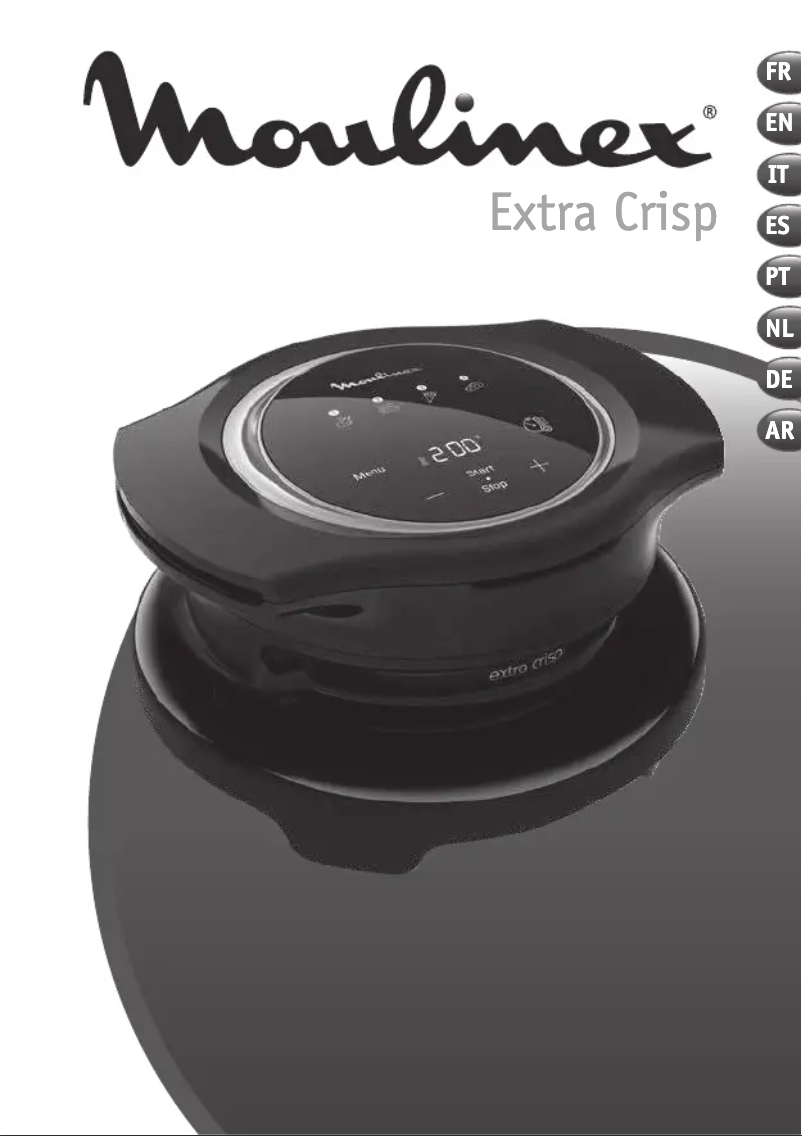 Page 1 de la notice Manuel utilisateur Moulinex Extra Crisp EZ150800