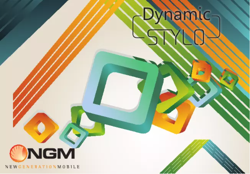 Page n°1 - Manuel utilisateur NGM Dynamic Stylo