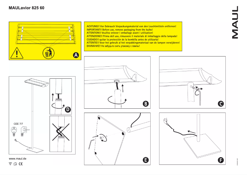 Page n°1 - Manuel utilisateur MAUL Avior
