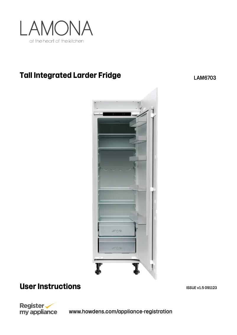 Page n°1 - Manuel utilisateur Lamona LAM6703