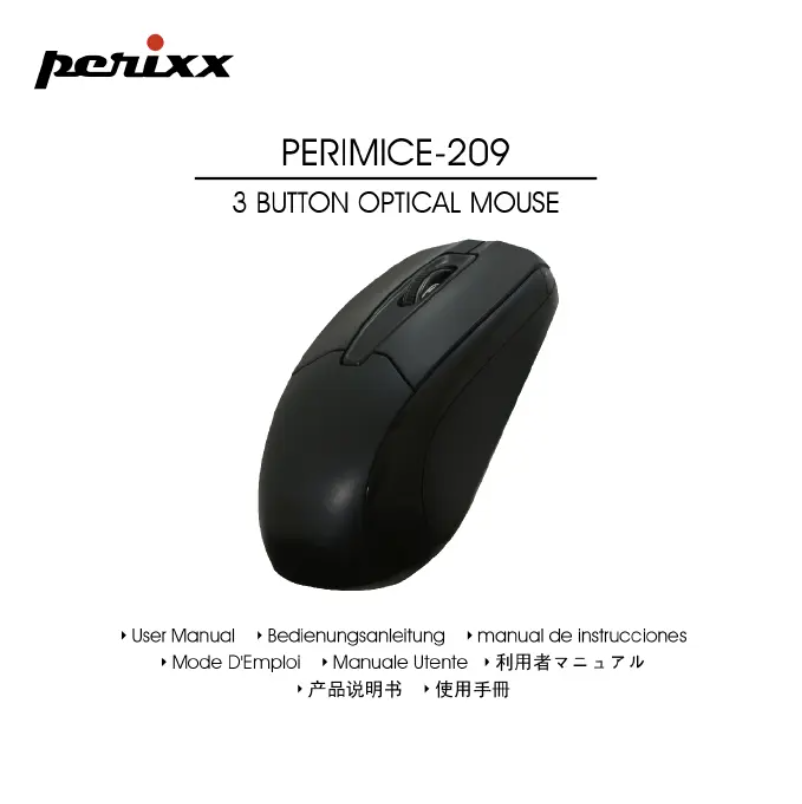Page 1 de la notice Manuel utilisateur Perixx PERIMICE-209