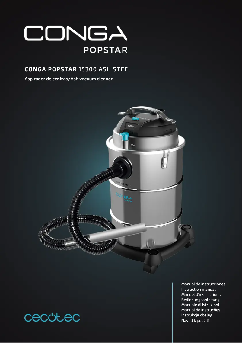 Page n°1 - Manuel utilisateur Cecotec Conga Popstar 15300 Ash