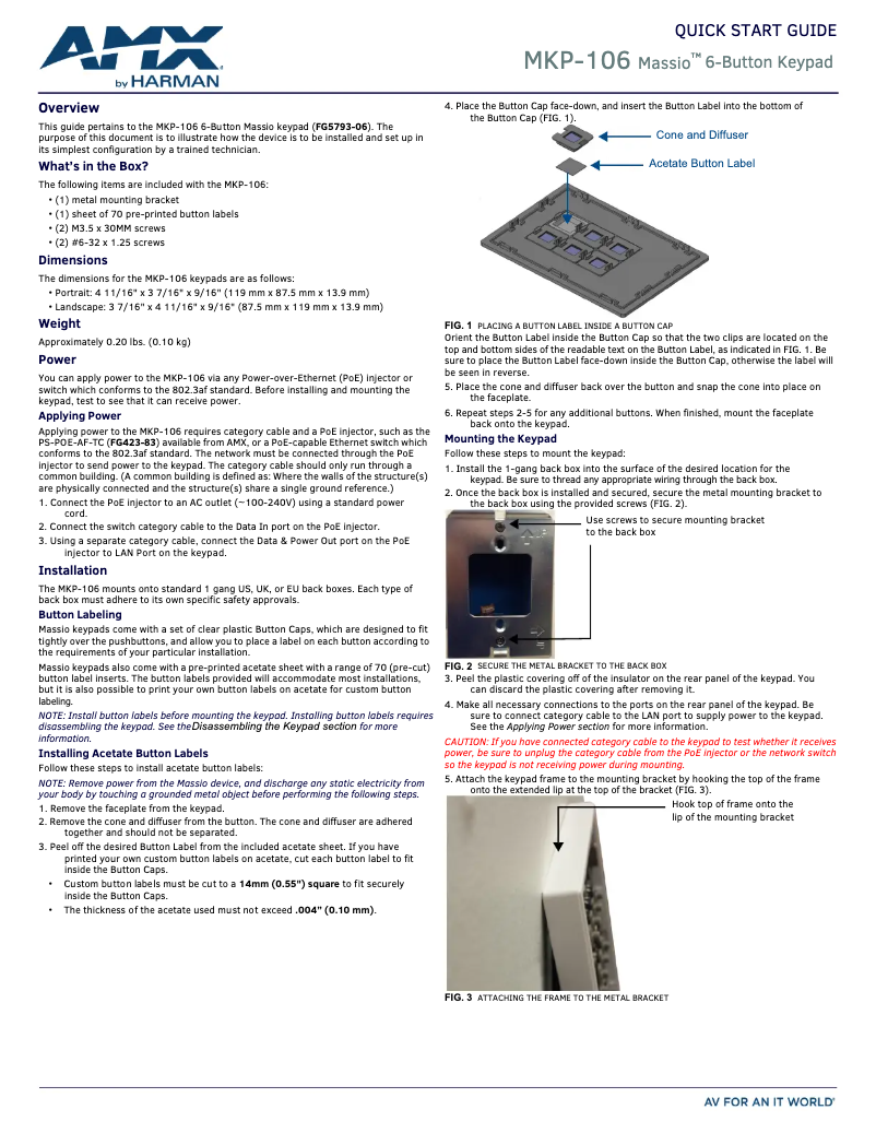 Image de la première page du manuel de l'appareil MKP-106