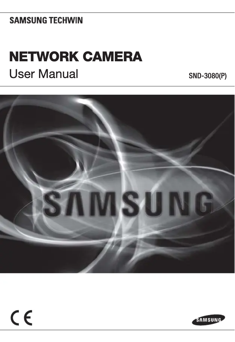 Page 1 de la notice Manuel utilisateur Samsung SND-3080F