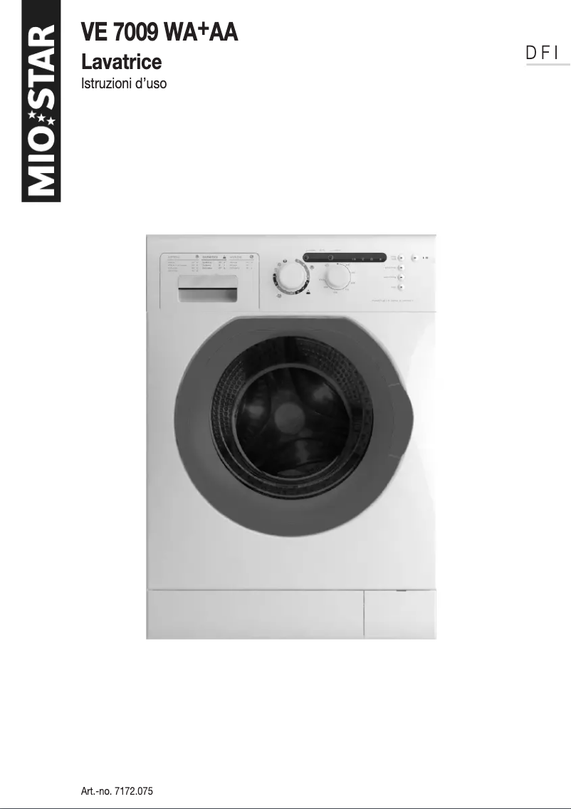 Page n°1 - Manuel utilisateur Mio Star VE 7009