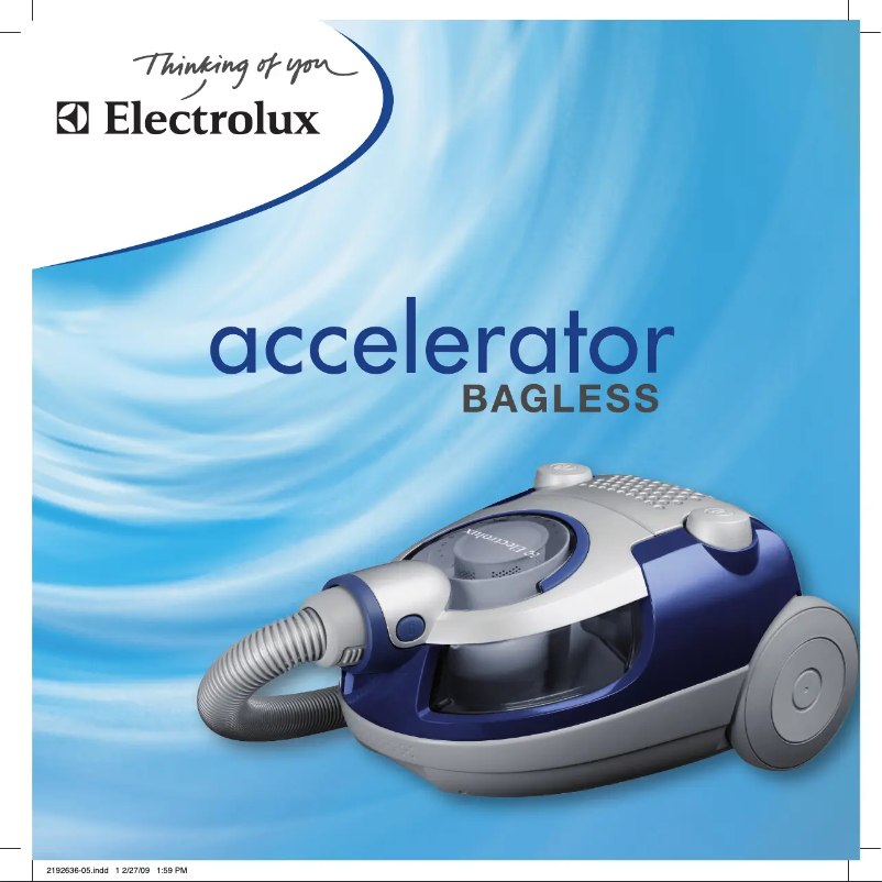 Page n°1 - Manuel utilisateur Electrolux ZAC 6816