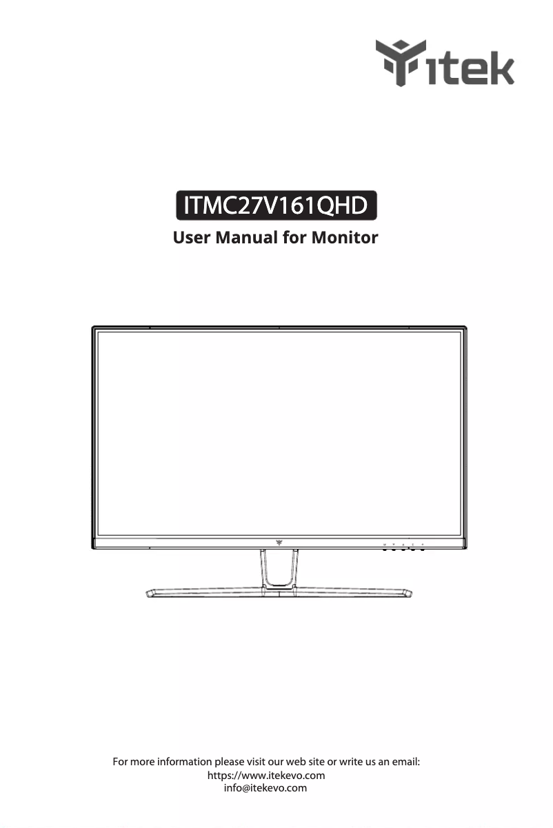 Página 1 del manual Manual de usuario iTek ITMC27V161QHD