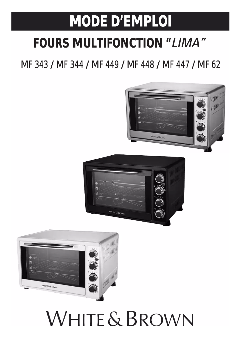 Image de la première page du manuel de l'appareil MF 62