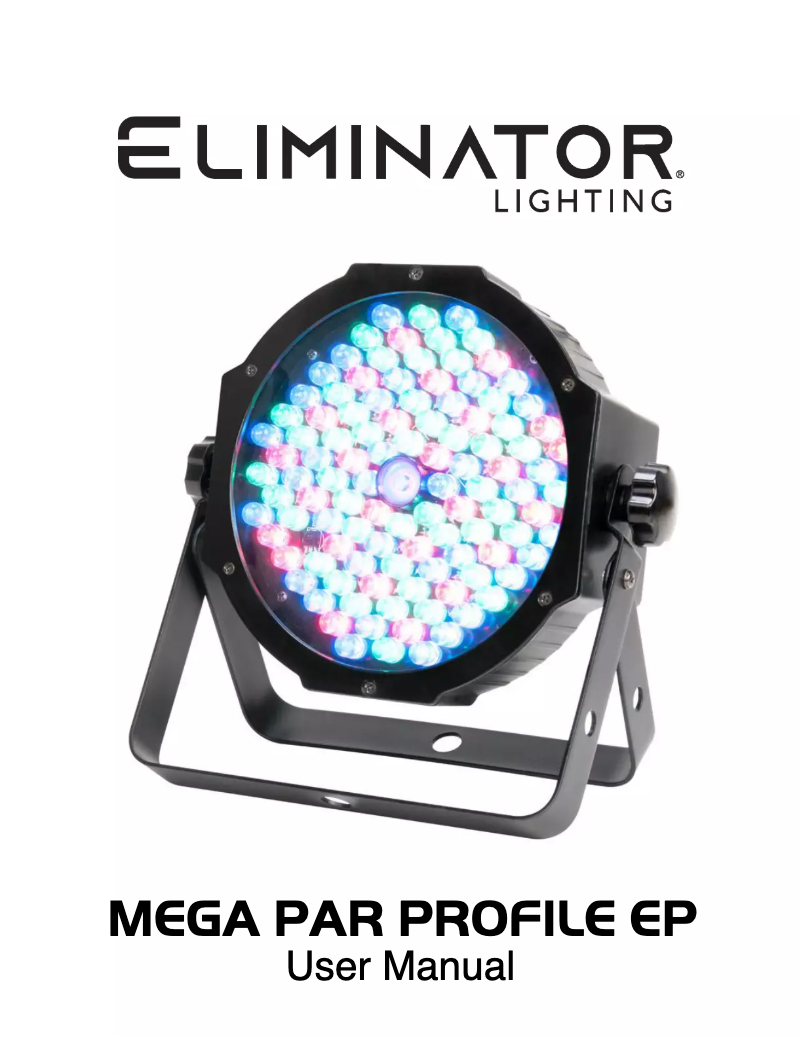 Page n°1 - Manuel utilisateur Eliminator Lighting Mega Par Profile EP