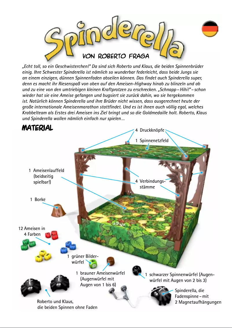 Image de la première page du manuel de l'appareil Spinderella