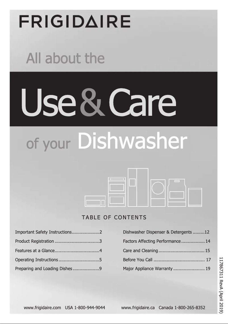 Image de la première page du manuel de l'appareil FFID2459VS