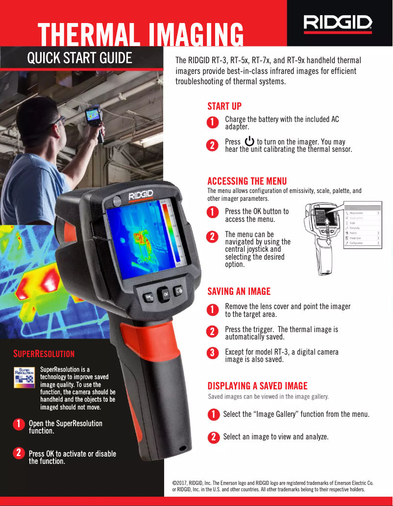 Página 1 del manual Instrucciones / montaje Ridgid RT-3