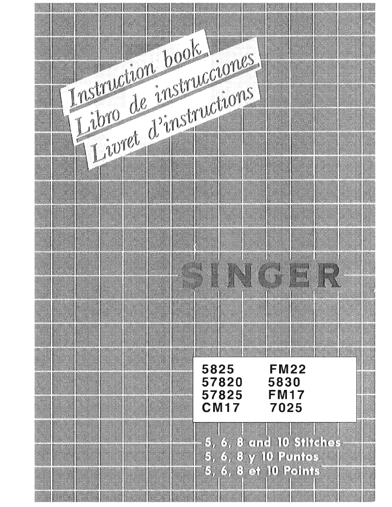 Page 1 de la notice Manuel utilisateur Singer 57820