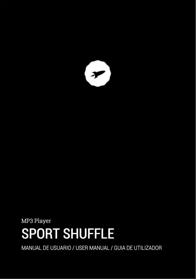 Image de la première page du manuel de l'appareil Sport Shuffle