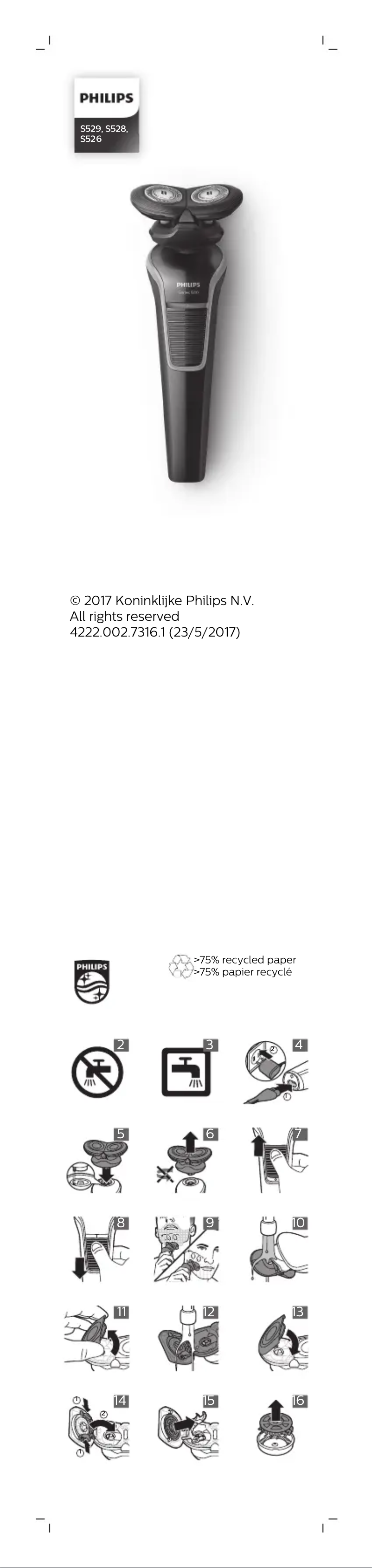 Page n°1 - Manuel utilisateur Philips S528