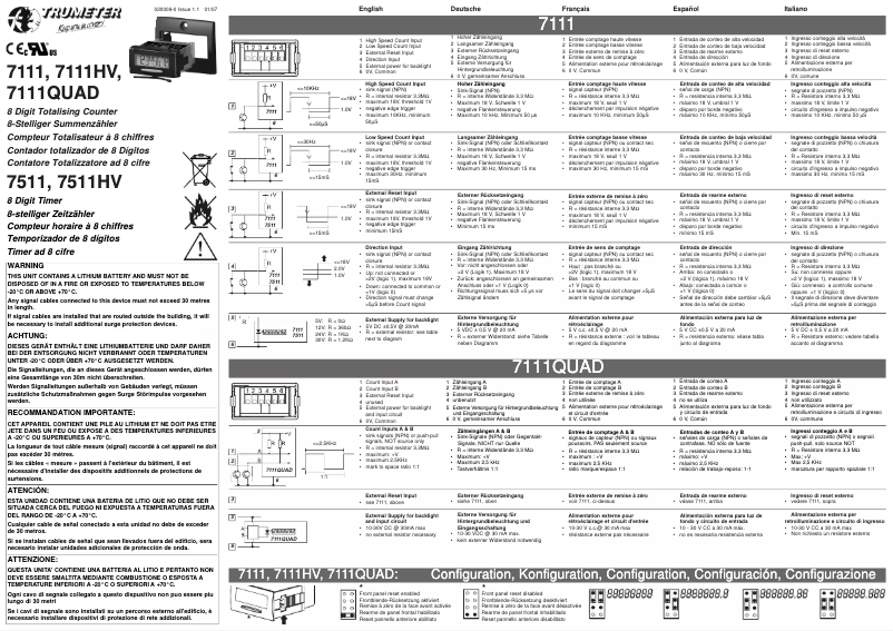 Image de la première page du manuel de l'appareil 7111