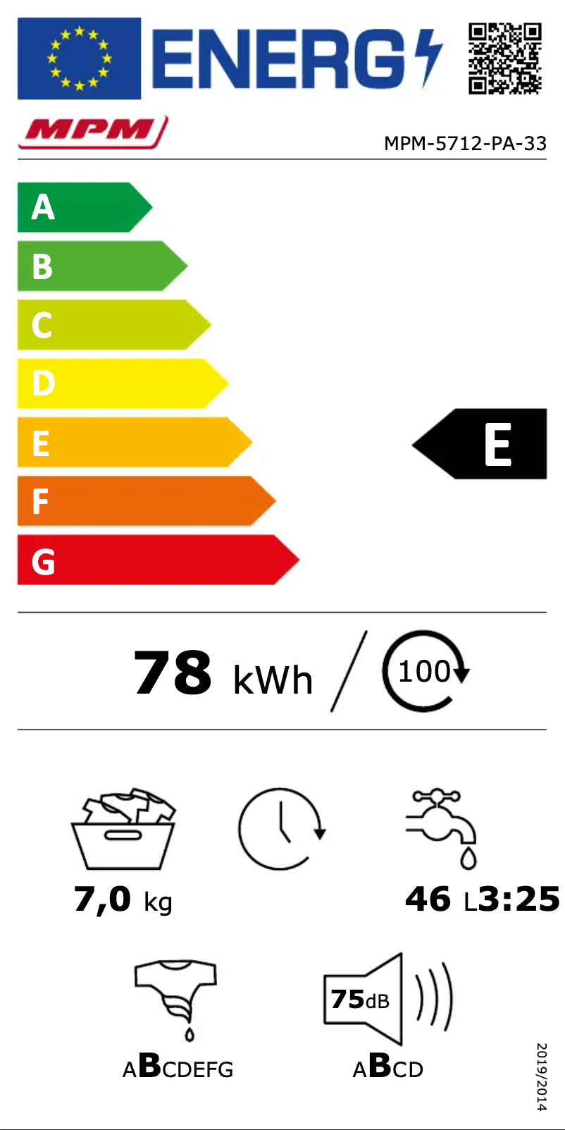Page 1 de la notice Manuel utilisateur MPM MPM-5712-PA-33