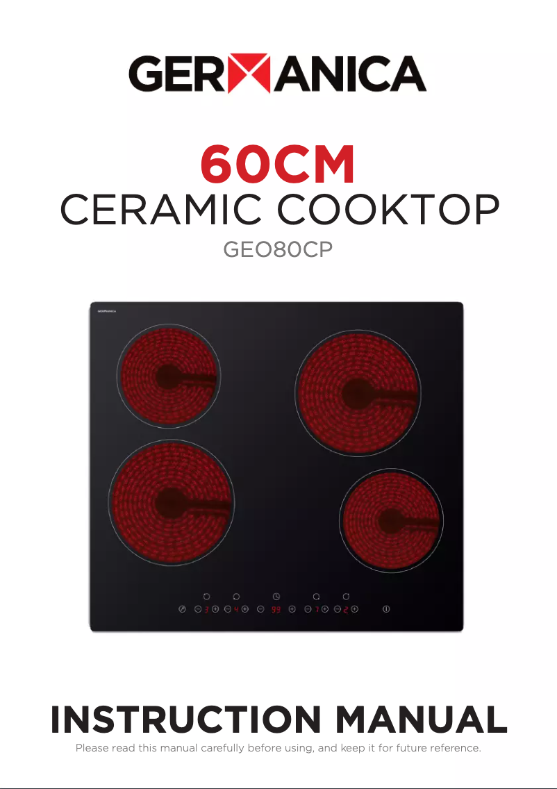 Image de la première page du manuel de l'appareil GEO80CP