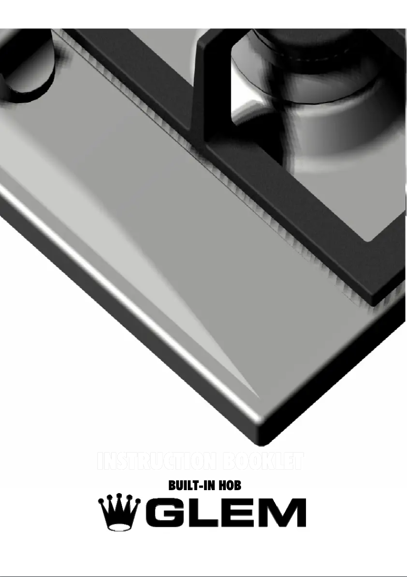 Page 1 de la notice Manuel utilisateur Glem Gas GT645IX