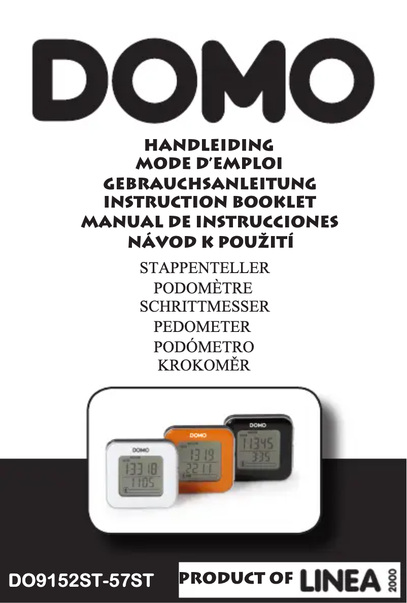 Image de la première page du manuel de l'appareil DO9153ST