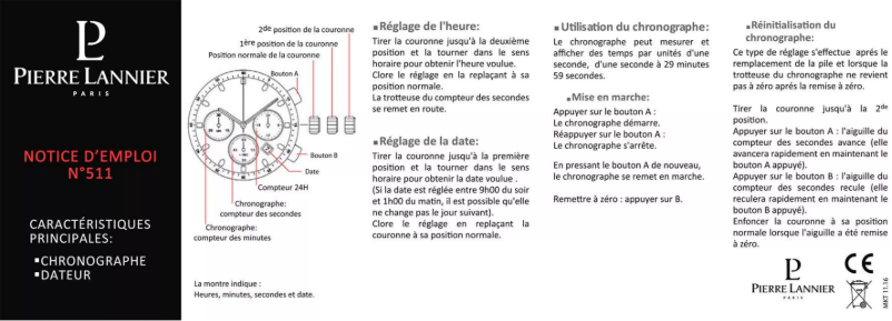 Image de la première page du manuel de l'appareil Spirit 213C144