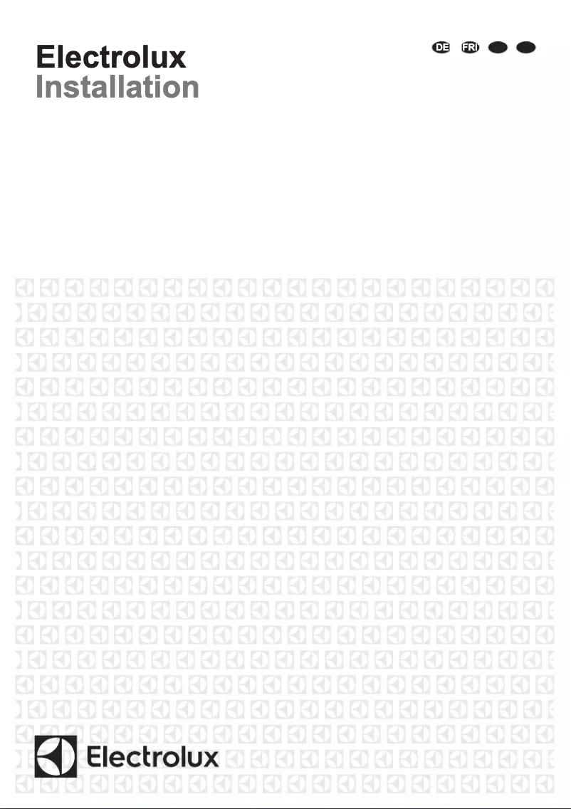 Page 1 de la notice Guide d'installation Electrolux EB4GL90KCN