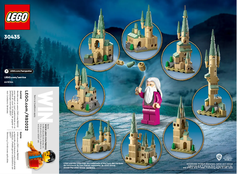 Page n°1 - Manuel utilisateur Lego Harry Potter 30435