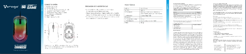 Page 1 de la notice Manuel utilisateur Vorago MO-505