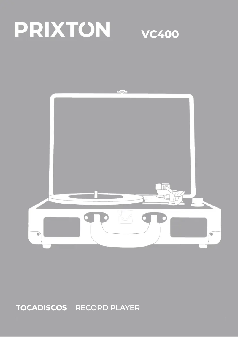 Page n°1 - Manuel utilisateur Prixton VC400