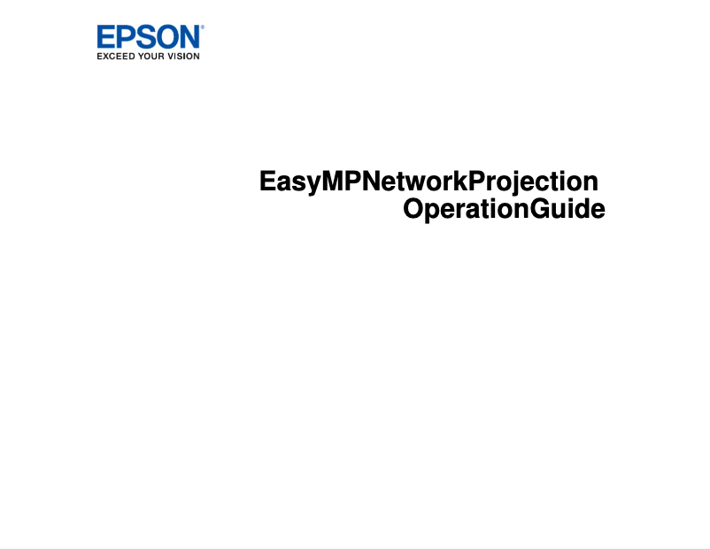 Page 1 de la notice Manuel utilisateur Epson PowerLite Home Cinema 2030