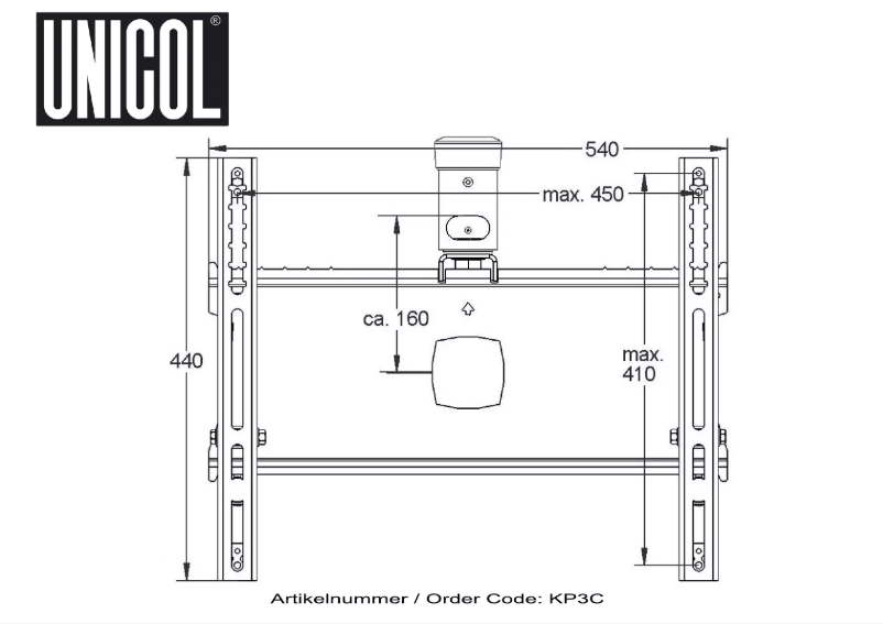 Page 1 de la notice Manuel utilisateur Unicol KP320CB