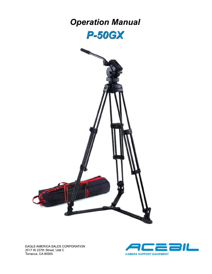 Page n°1 - Manuel utilisateur Acebil P-50MX