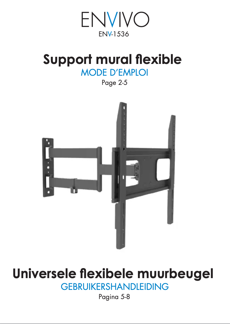 Page 1 de la notice Manuel utilisateur Envivo ENV-1536
