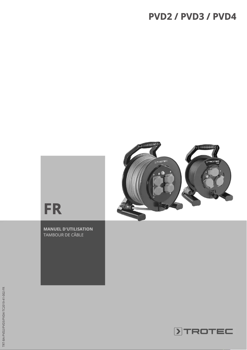 Page n°1 - Manuel utilisateur Trotec PVD3