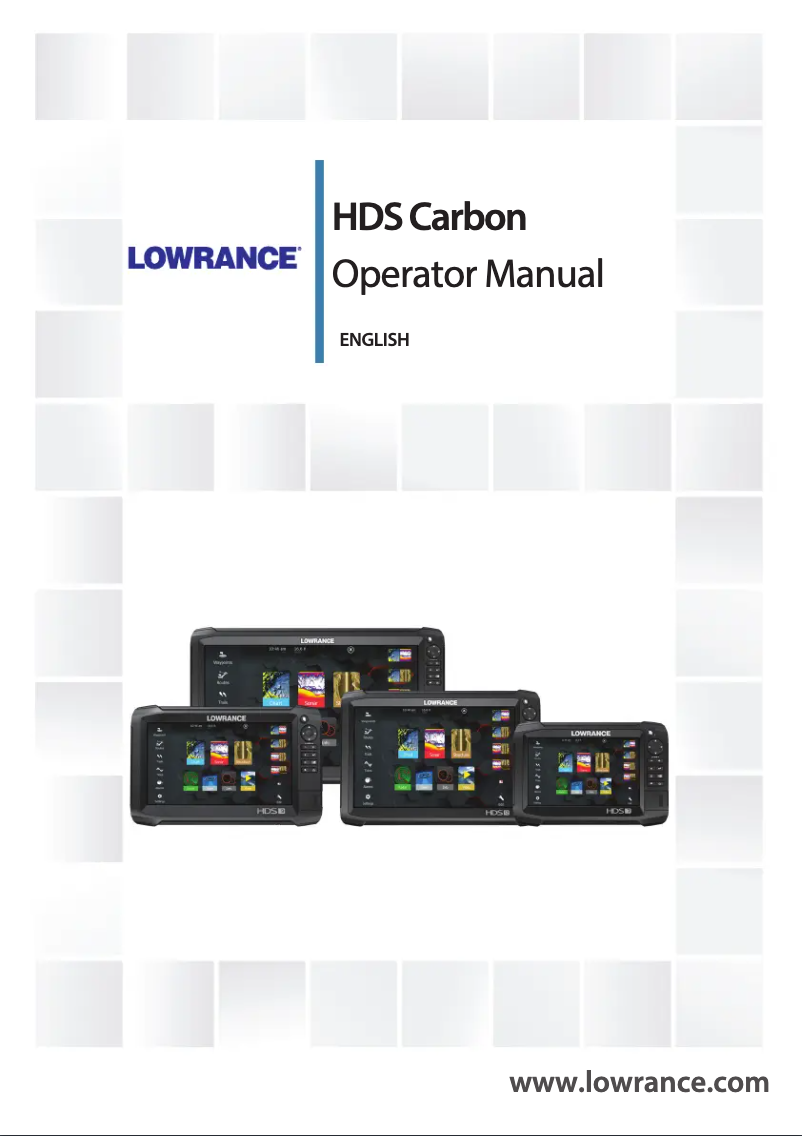 Image de la première page du manuel de l'appareil HDS Carbon