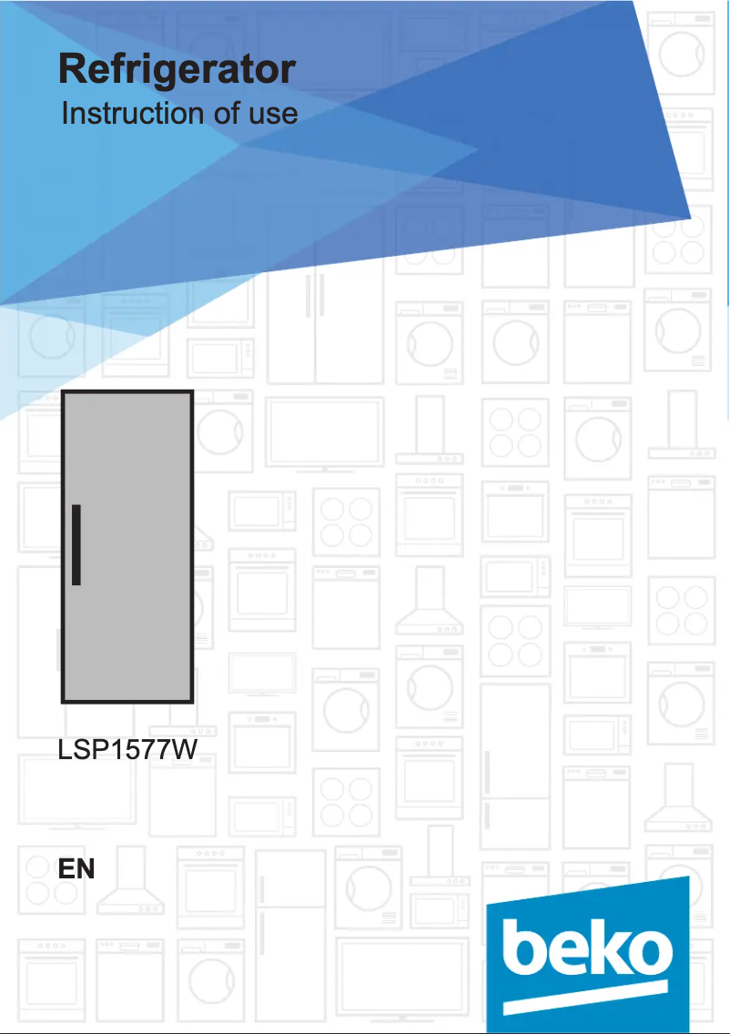 Page 1 de la notice Manuel utilisateur Beko LSP1577