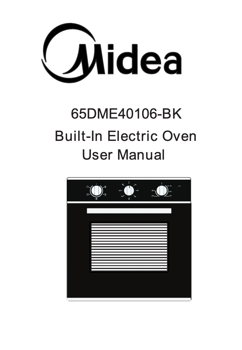 Page n°1 - Manuel utilisateur Midea 65DME40106-BK