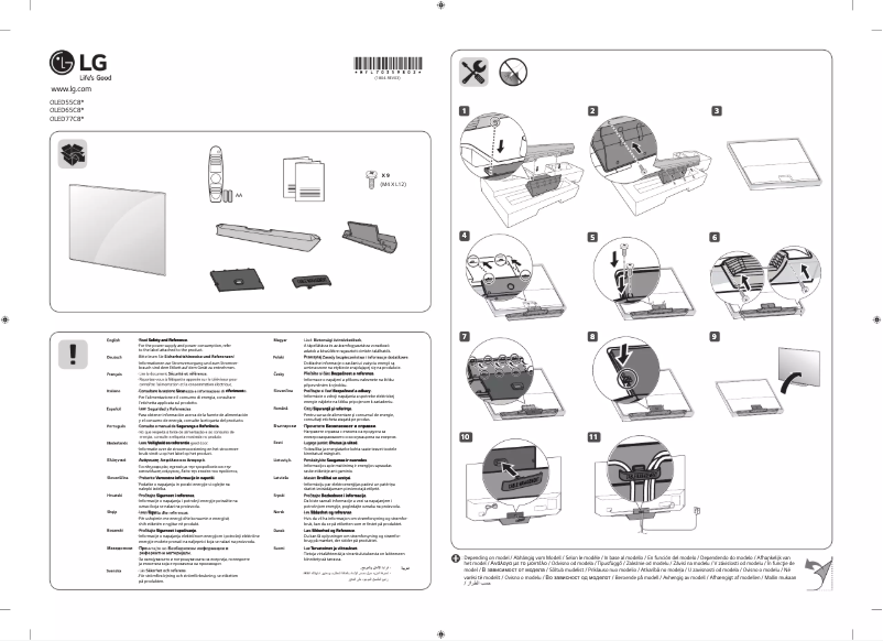 Página 1 del manual Manual de usuario LG OLED77C8LLA