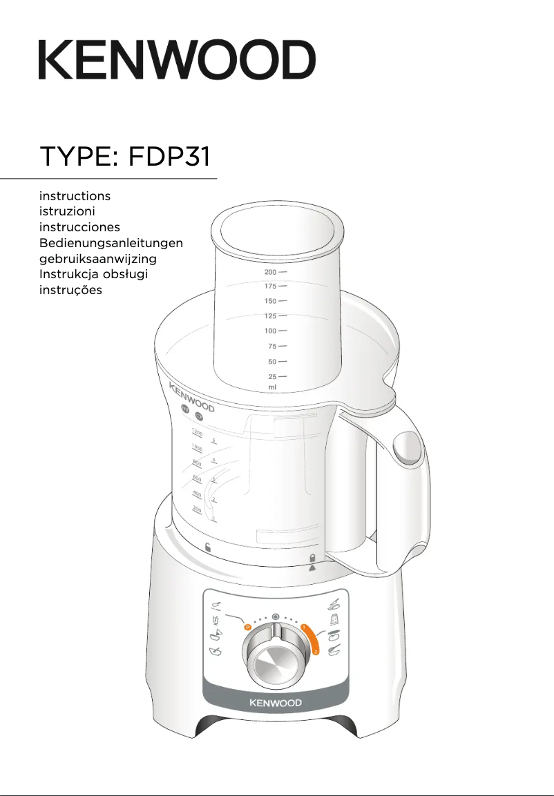 Image de la première page du manuel de l'appareil Multipro Compact FDP31