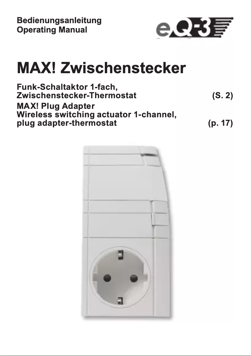Image de la première page du manuel de l'appareil BC-TS-Sw-Pl