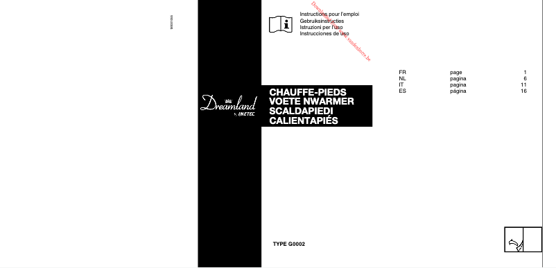 Image de la première page du manuel de l'appareil 16022A