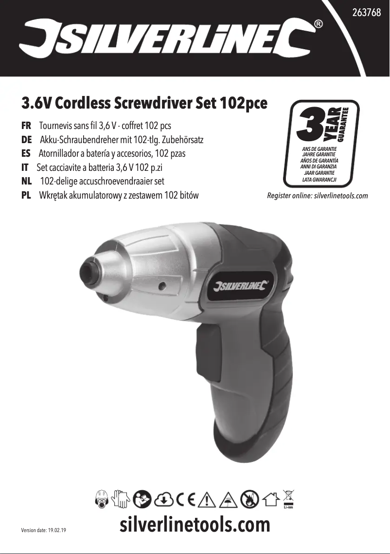 Image de la première page du manuel de l'appareil 263768