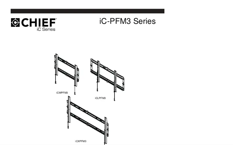 Page n°1 - Manuel utilisateur Chief iCLPFM3B02