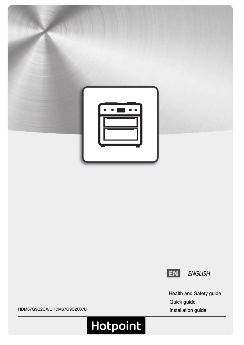 Page n°1 - Instructions / montage Hotpoint HDM67G9C2CX/U