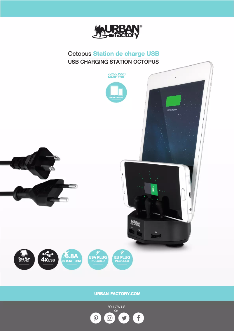 Page n°1 - Manuel utilisateur Urban Factory HCS01UF