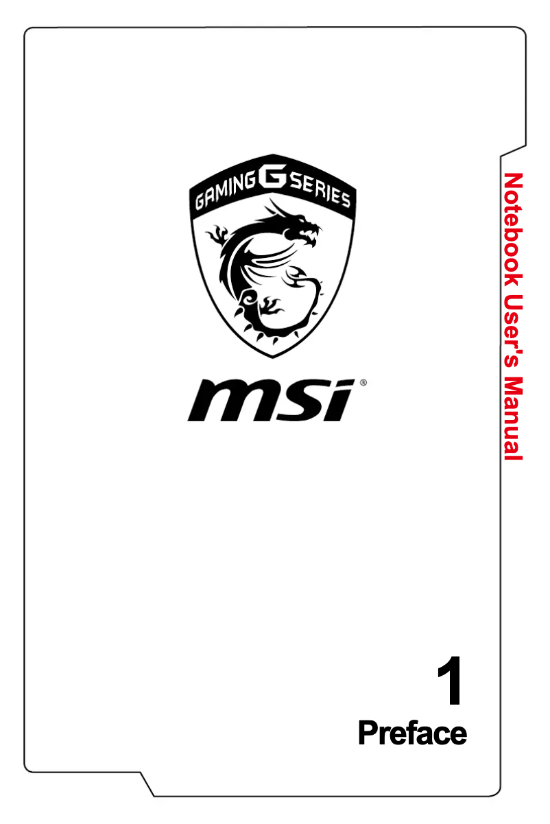 Page 1 de la notice Manuel utilisateur MSI Stealth GS70 6QC